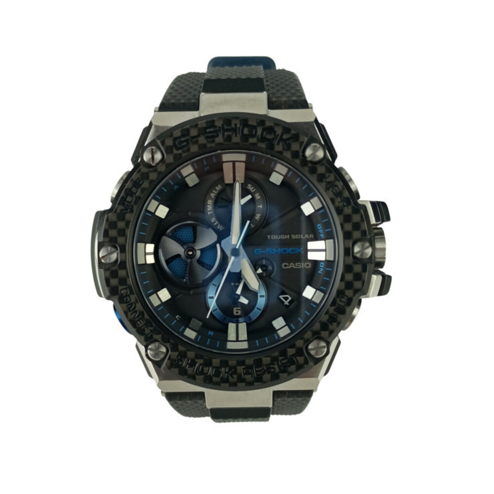 CASIO G-SHOCK G-STEEL GST-B100 Series GST-B100XA-1AJF Black Dial Resin SS Car...